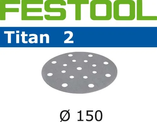Disco abrasivo TITAN 2 Ø1 50 mm P240 (16 fori)  levigatura fine  1 pezzo Pagamento Sicuro