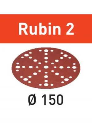 Ultime Pezzi Disco abrasivo FESTOOL Rubin 2 Ø1 50 mm P180 (16 fori)  1 pezzo