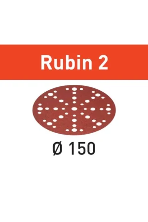 Disco abrasivo RUBIN 2 Ø1 50/48 grana P180 - 1pezzo Economico