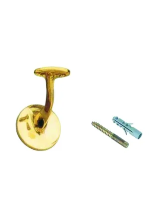 Supporto corrimano testa piana B.53 ottone lucido 600800001 Consegna Rapida