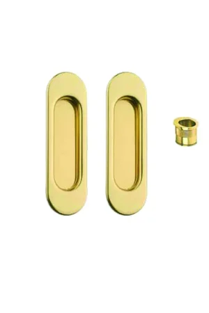 Kit maniglia incasso ovale cieca con ditale oro antico 752200038 Consegna Rapida