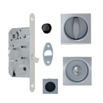Promo Stagionale Kit scorrevole WC quadro argento con serratura 77048724801