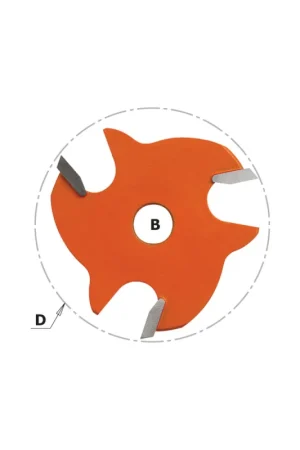 Economico FRESA A DISCO X CANALI LATERALI HW Z=3 F=8 D=47.6X3