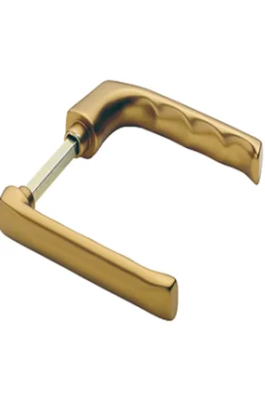 Popolare Maniglia London collo ribassato in alluminio con finitura bronzo F4 per porte a profilo 833429