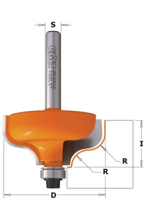 Ultima Occasione FRESA PROFILATA C/CUSCINETTO Z2 HM S=8 D=28.7 R=4