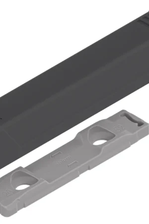 Vendita Finale Piastrina adattatore Blum 956A1201 per TIP-ON versione lunga finitura nero opaco