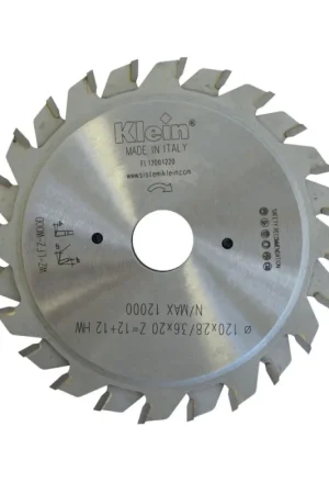 Compra Online LAMA INCISORE REGOLABILEHW D=125 d=20 B=3.1/3.9 Z=12+12