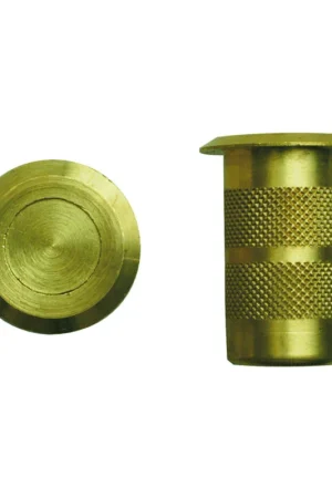 POZZETTO IN OTTONE D.20 OTTONE LUCIDO CON MOLLA Super Prezzo