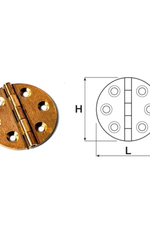 Prezzo Basso Cerniera D.40 bronzo 6 fori 01.4410TE4001