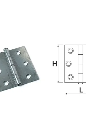 Spedito Oggi Cerniera a libro 50x40 ferro lucido 01.4430504000
