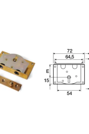 Solo Oggi Serratura a bulcinelli E.40 tropicalizzata 02.0060004000