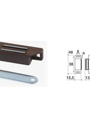 Offerta CHIUSURA MAGNETICA PICCOLA MARRONE