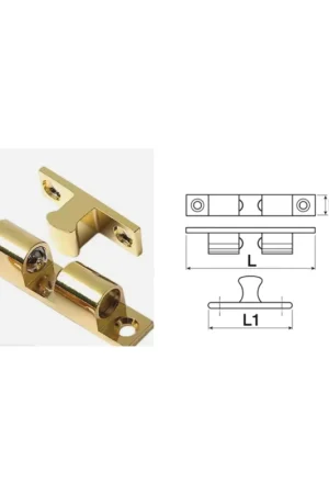 CRICCHETTO A 2 SFERE 8X44 ORO LUCIDO Ordina Subito