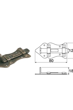 Ultima Occasione CATENACCIO CORTO OTTONE ANTICO ECO