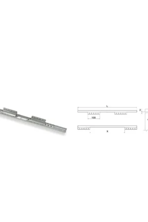 GUIDA PER TAVOLO 750MM AP.540 Ultime Pezzi