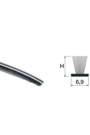 SPAZZOLINO ADESIVO GRIGIO 7X13 Prezzo Conveniente