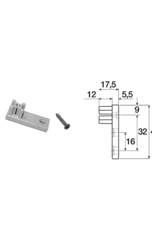 Sconto ACCESSORIO DI UNIONE PER PROFILO TRAVERSO IN ALLUMINIO
