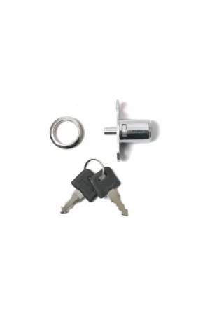 Economico SERRATURA APRESSIONE CON CLINDRO 18X24.5 CROMO