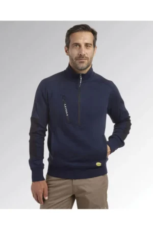 Quantità Limitata FELPA SWEATSHIRT HZ LITEWORK BLU CLASSICO TAGLIA M