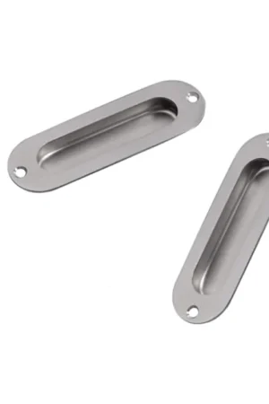 Ordina Subito Maniglia ad incasso ovale con foro per viti - Cromo satinata