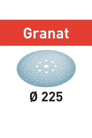 Disco abrasivo granat D.225 Grana 150 - confezione 25 pz Spedizione Gratuita
