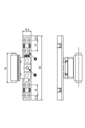 Acquista Ora Cerniera registrabile ad applicare artech interasse13 battuta18