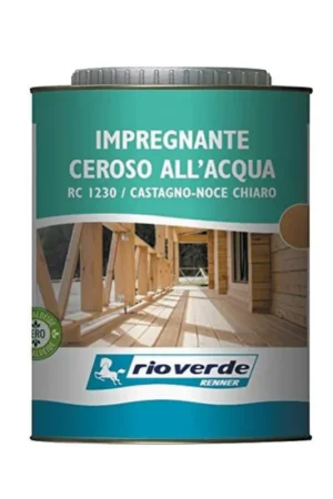 Impregnante ceroso all'acqua colore castagno e noce chiaro 5LT Compra Adesso