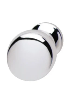 Ultimissimo Modello Pomolino per mobili tondo zincato finitura cromo lucido