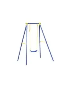 Altalena per bambini essenza "1 misura" in acciaio e plastica colore blu 145x142x182 cm Miglior Prezzo