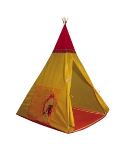 Tenda per bambini modello "indiani" con pali in plastica, 100x100x135 cm Spedizione Espresso