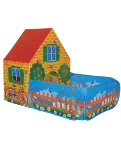 Tenda da esterno per bambini modello casetta con giardino, 150x90x110 cm Nuovo Arrivo