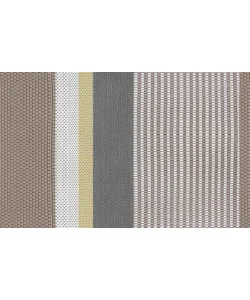 Ultime Pezzi Stuoia da campeggio brunner "kinetic 500" a righe marrone 300x700 cm