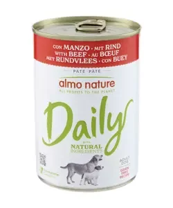 Alimento umido per cani almo nature "daily" con manzo 400 gr Acquista Ora