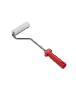 Minirullo poliestere bianco - manico corto polipro. Spedizione Espresso