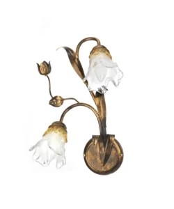 Applique "arianna" 2 luci in bronzo, e14 Scelto Dai Clienti