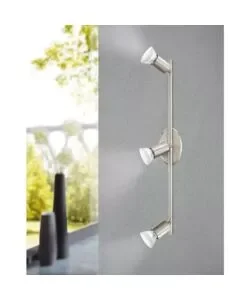 Bestseller Barra led a soffitto da interno eglo "buzz led" grigio 3 luci 3000k