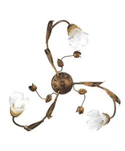 Acquista Ora Plafoniera "arianna" tre luci color bronzo, e14