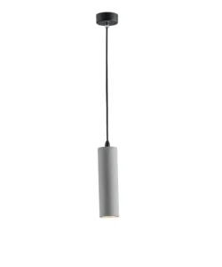 Ultime Pezzi Lampada a sospensione "kruk" in cemento grigio, h 120 cm