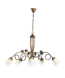 Compra Adesso Lampadario "arianna" 5 luci bronzo, e14