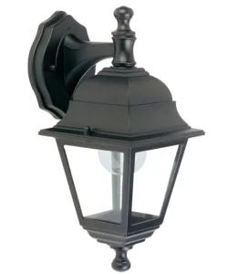 Applique "nano" verso il basso nera, e27 Offerta