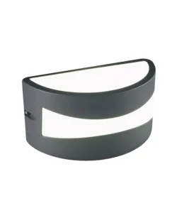 Applique led "tibet" grigia 10w, bianco naturale Miglior Prezzo