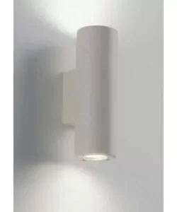 Applique "portland" in cemento bianco, 11x25x8 cm Offerta Limitata