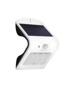 Applique arcadia 1.5 bianco - applique con pannello solare - 1.5 w 220 l Vendita Finale