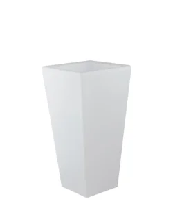 Vaso da giardino "geco" bianco 28x28x60cm, 1xe27 Nuovo Arrivo