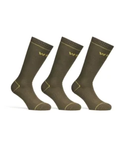 Direttamente Dal Produttore 6 paia calza corta invernale da lavoro anti-infortunistica "wrk06" colore verde militare, tg 43/46 - wrk