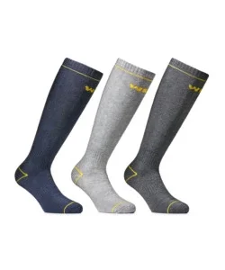 Reso Gratuito 15 paia calza lunga invernale da lavoro anti-infortunistica "wrk08" colore assortito, tg 43/46 - wrk