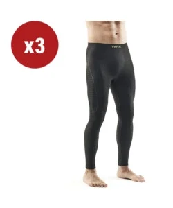 3 pezzi leggins tecnico "wrk303" nero, tg xxl - wrk Subito Disponibile