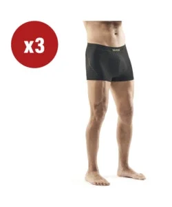 3 pezzi boxer uomo tecnico "wrk202" in fibra dryarn colore nero, tg xxl - wrk Compra Oggi Stesso