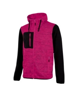 Felpa da lavoro rainbow black/fucsia, tg l Ultima Occasione