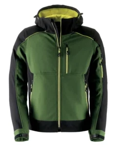 Spedizione Espresso Kapriol giacca da lavoro "dynamic" softshell verde/nero tg l